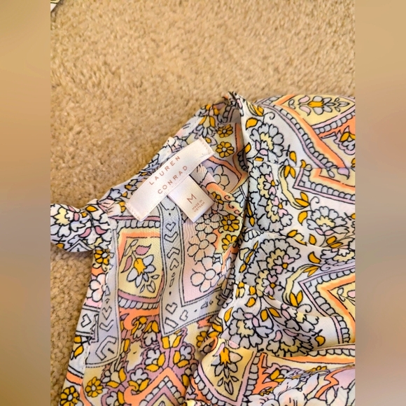 Lauren Conrad Shirt Size M Multi Color - Picture 3 of 3
